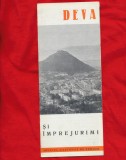 Deva si imprejurimi - pliant 10 pagini - 1968