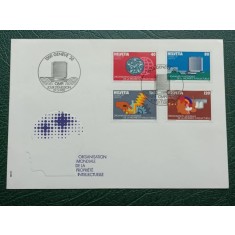 Elvetia 1982 - OMPI, serie pe FDC