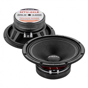 Difuzoare auto Avatar Tsunami MTU-61LE set componente, 165mm, 150W RMS, 4Ω, set 2 difuzoare foto