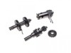 Grup Pinioane Cutie Viteze ATV 4T 110cc, 1 Viteza + Marsarier, Ax 119mm/122mm