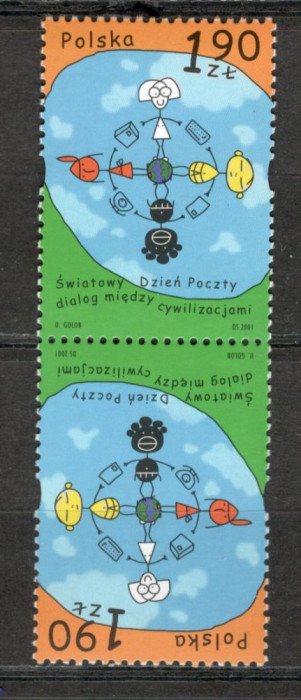 Polonia.2001 Anul international ptr. dialog si civilizatie-tete beche MP.391