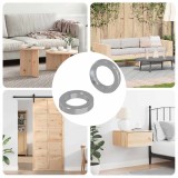 vidaXL Washer cu arc 2 pcs Alb 13 x 1 mm Fier 864589