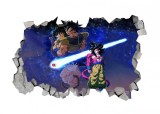 Cumpara ieftin Sticker decorativ, gaura in perete 3D, Dragon Ball, 85 cm, 1025STK-2, natura si peisaje