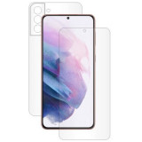 Folie Fata + Spate Pentru Samsung Galaxy S21 Plus - AntiSock Ultrarezistenta Autoregenerabila UHD Invizibila