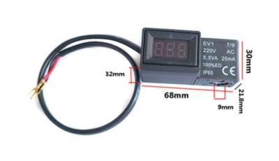 Bobina cu afisaj electronic pentru electrovalva universala 220V CH111 Mod.34 (L) foto