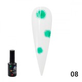 Oja semipermanenta Flowers Ball 10ml, 08