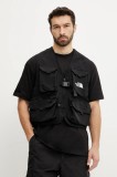 The North Face vesta TNF X NSE barbati, culoarea negru, de tranzitie, NF0A8BK2JK31