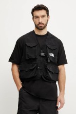 The North Face vesta TNF X NSE barbati, culoarea negru, de tranzitie, NF0A8BK2JK31