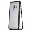 Husa Samsung Galaxy S9 Plus Magnetica 360 Black sticla securizata + folie sticla, Negru