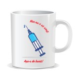 Cana alba personalizata, Nici nu o sa simti, asa-s de buna, INOVATIX&reg;. 330 ml