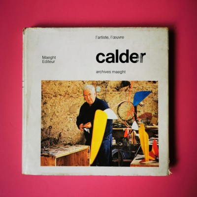 Carte arta Alexander Calder Maeght Editeur Paris mobiles 1971 anii 70 foto