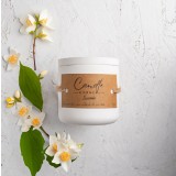 Lumanare parfumata handmade din ceara naturala de soia 100%, aroma Iasomie, Recipient ceramic, 150 g