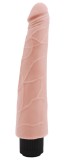 Vibrator Multispeed Flirtation TPE Natural 24 cm, Chisa Novelties