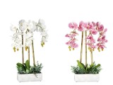 Set 2 Orhidee artificiale in ghiveci 25 x 10 x 62 cm