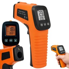 Termometru digital fara contact -50 +550 C, termometru laser cu afisaj LCD, masurare precisa, pentru auto, instalatii si uz casnic