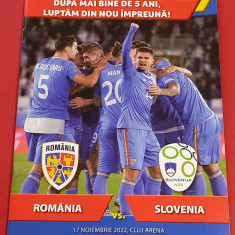 Program meci fotbal ROMANIA - SLOVENIA (17.11.2022)
