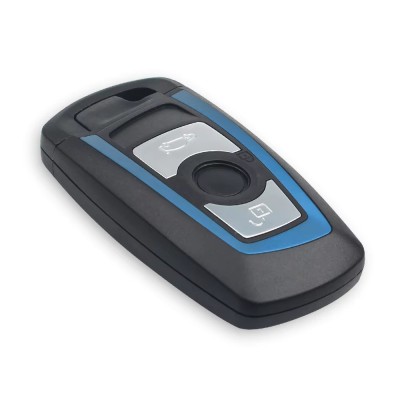 Carcasa Cheie Smart BMW 3 Butoane F10 F20 F25 F30 X1 X3 X5 Albastru foto