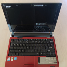 Netbook Acer AspireOne D250, perfectă stare de funcționare, alimentator, geantă