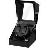 Cumpara ieftin Cutie intors ceasuri automatice iUni, Watch Winder 2 Negru