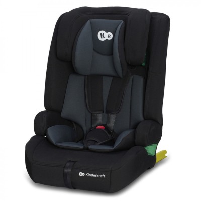 Scaun auto i-size, 76-150 cm, kinderkraft safety fix 2, black foto