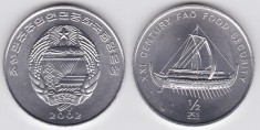 Corea de Nord 1/2 chon 2002 FAO UNC Corabie Vikinga