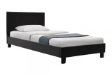 Cumpara ieftin Pat 1 persoana 100x200 cm Nevil 143 Negru Mat