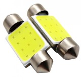 Set 2 LED-uri COB 36 mm elSales ELS-SLC pentru plafoniera , portbagaj , numar inmatriculare,lumina