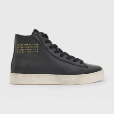 AllSaints tenisi de piele Tana High Top femei, culoarea negru