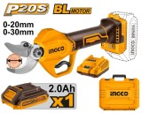 Foarfeca 20V cu 1 Acumulator și Geantă INGCO CSSLI203083 &ndash; Eficiență și precizie &icirc;n tăieri profesionale