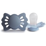 FRIGG Lucky Size 1:0-6 months suzetă Slate/Powder Blue 2 buc