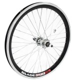 Roata spate bicicleta 20 inch, aluminiu dublu, 36H, 14G, Blade