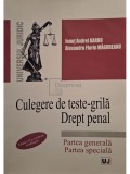 Ionut Andrei Barbu - Culegere de teste-grila - Drept penal, editia a II-a (Editia: 2022)