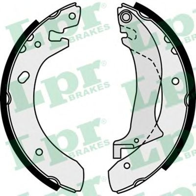 Set saboti frana LAND ROVER FREELANDER (LN) (1998 - 2006) LPR 07510 foto