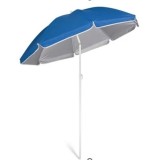 Umbrela de plaja pliabila cu protectie UV si inaltime reglabila, diametru 150 cm, albastru Household NewTrend
