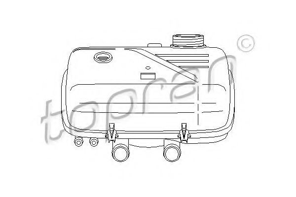 Vas de expansiune, racire PEUGEOT 807 (E) (2002 - 2016) TOPRAN 721 994