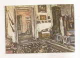RF182 - Carte Postala - Arta - Gheorghe Petrascu. Interior, necirculata