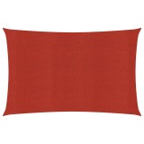 Panza Parasolar Dreptunghiulara 2x3.5m, HDPE 160 g/m&sup2;, Protectie UV, Rosu