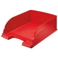 Tavita Documente Leitz Jumbo Plus, A4, Plastic, Rosu, Suport Documente Leitz Jumbo Plus, Tavita pentru Documente, Suport pentru Documente, Suport Biro