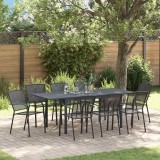 Set de mobilier pentru hol , 9 piese, oțel antracit