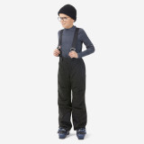 Pantalon schi pe p&acirc;rtie PNF 900 Călduros și impermeabil Negru Copii, Wedze