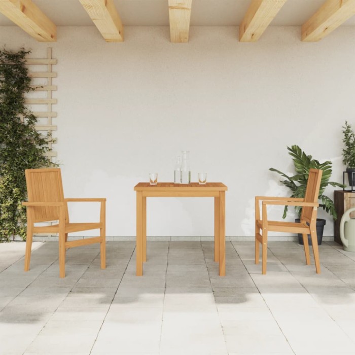 Gossi set mobilier pentru gradina, 3 piese, lemn masiv de tec