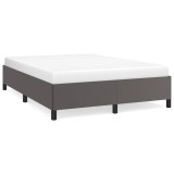 Cumpara ieftin Cadru de pat fara saltea, gri, 140x200 cm, piele ecologica