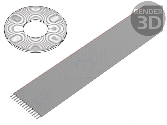 Cablu Bandă 1,27mm 12x26AWG PVC Neecranat