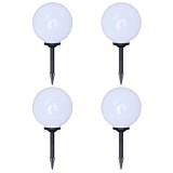 Lampi de exterior pentru alee LED 4 buc. 30 cm, cu tarus de sol