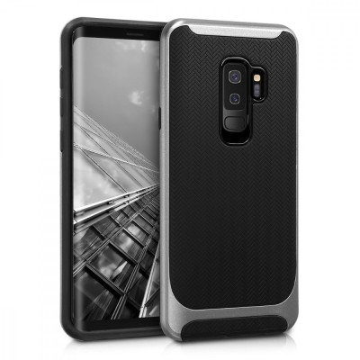 Husa pentru Samsung Galaxy S9 Plus, Silicon, Negru, 45464.73 foto