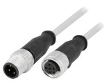 Cablu Senzori Automatizări 4-PIN M12-M12 10m