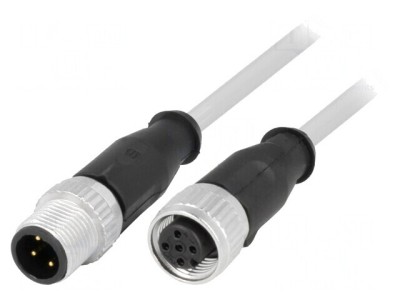 Cablu Senzori Automatizări 4-PIN M12-M12 10m foto