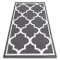 Covor Sketch - F730 gri și alb marocani Trellis, 180x270 cm
