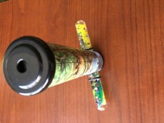 Caleidoscop din plastic cu tub lichid colorat forme schimbatoare sclipici modele culori joc pentru copii