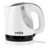 Fierbator de apa Voltz, 1300 W, 900 ml, fara fir, oprire automata, incalzitor otel inoxidabil, Negru, Bodum